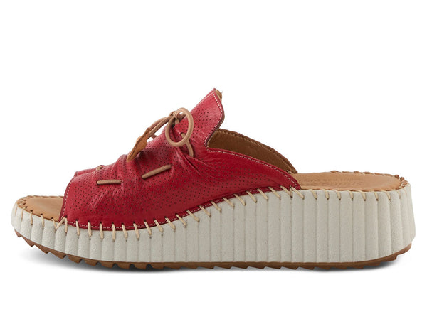 Spring Step Women's Nevelle Leather Slide Wedge Sandal