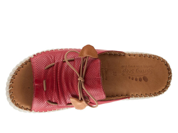 Spring Step Women's Nevelle Leather Slide Wedge Sandal