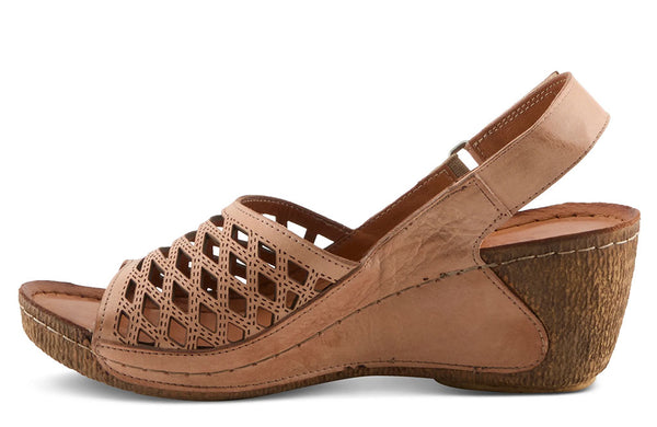 Spring Step Women's Denair Slingback Wedge Sandal