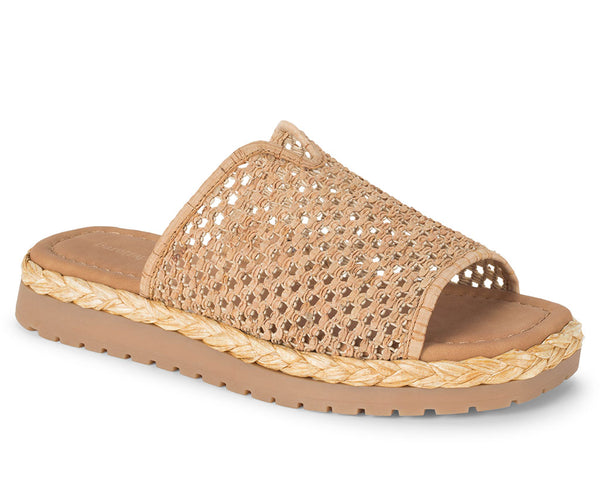 Baretraps Women's Tasmine Slip-Resistant Boho Slide Sandal