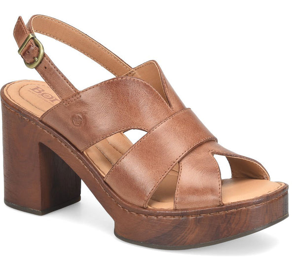 Born Women's Nassau Heeled Slingback Sandals