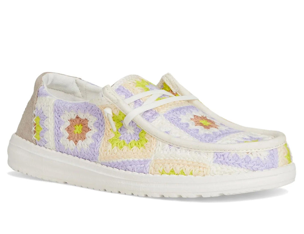 Hey Dude Women's Wendy Cottage Crochet Slip-On