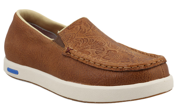 Twisted X Women's Slip-0n UltraLite X Tooled Rice Husk CellStretch