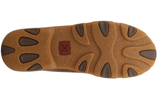 Twisted X Women's Boat Driving Moc Leather Rice Husk