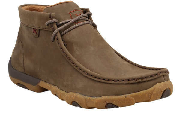 Twisted X Women's Chukka Driving Moc Rice Husk Blend85 Leather