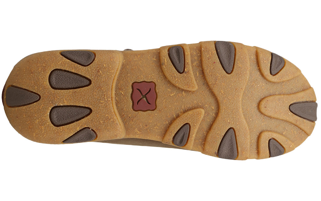 Twisted X Women's Chukka Driving Moc Rice Husk Blend85 Leather