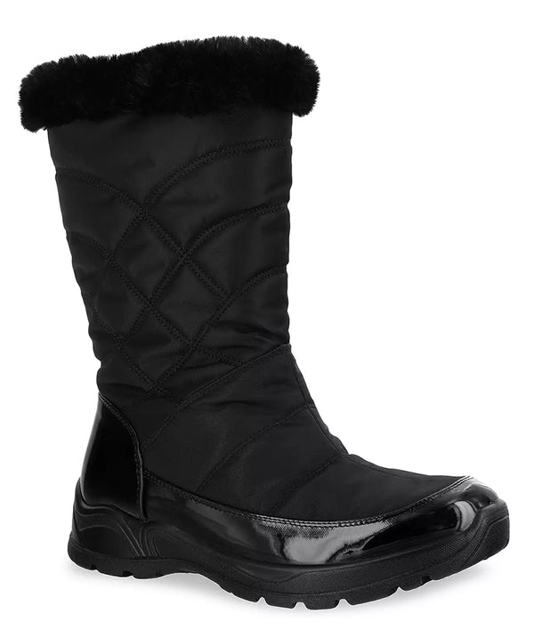 Easy Street Women's Cuddle Waterproof Quilted Boot
