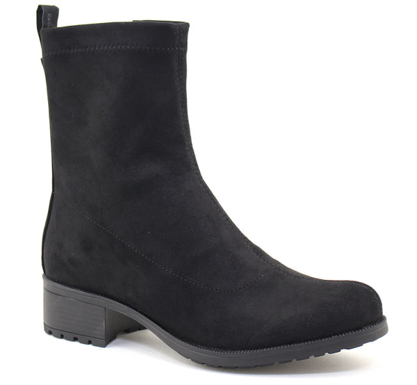 Bussola Women's Aditi Zip Up Stretch Ankle Boot