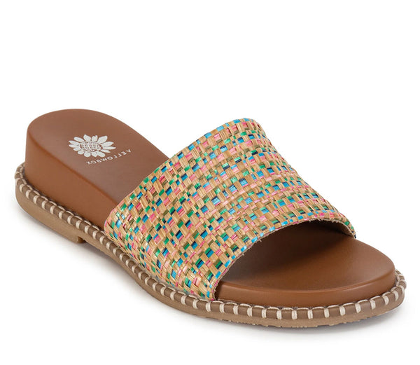 Yellow Box Women's Lewis Wedge Slide Sandal