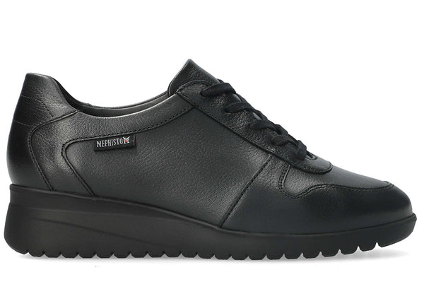 Mephisto Women's Isa Leather Wedge Sneaker