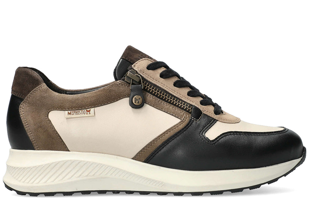 Mephisto Women's Kim Leather Zip Sneaker