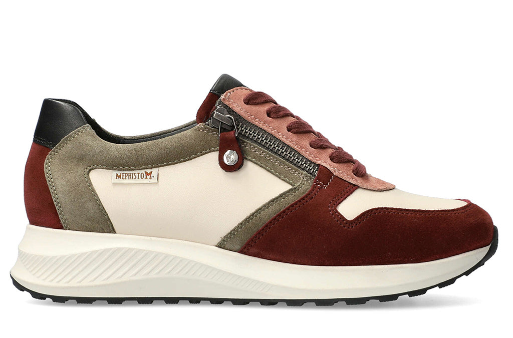 Mephisto Women's Kim Leather Zip Sneaker