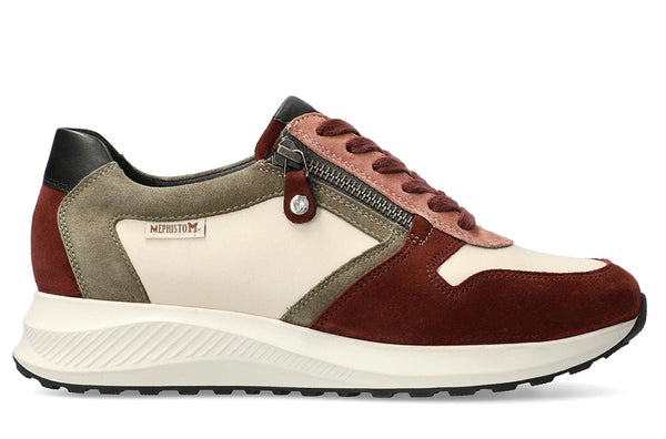 Mephisto Women's Kim Leather Zip Sneaker