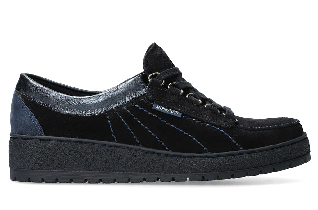 Mephisto Women's Lady Wedge Leather Sneaker