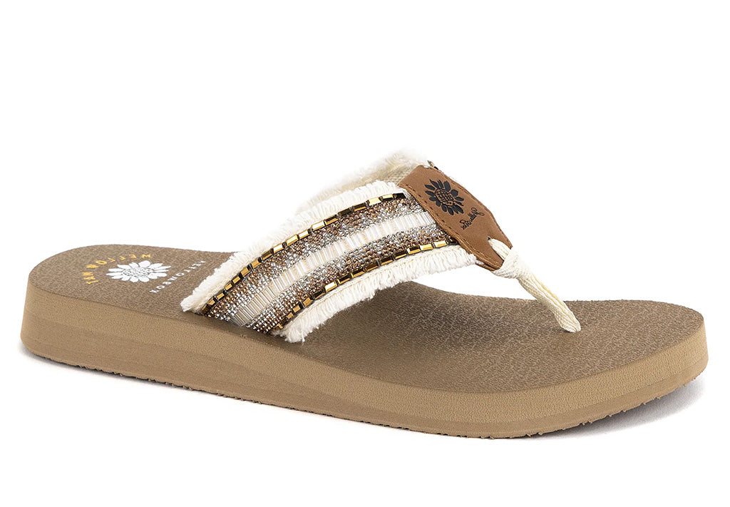 Yellow Box Women's Nassau Flip-Flop Wedge Sandal