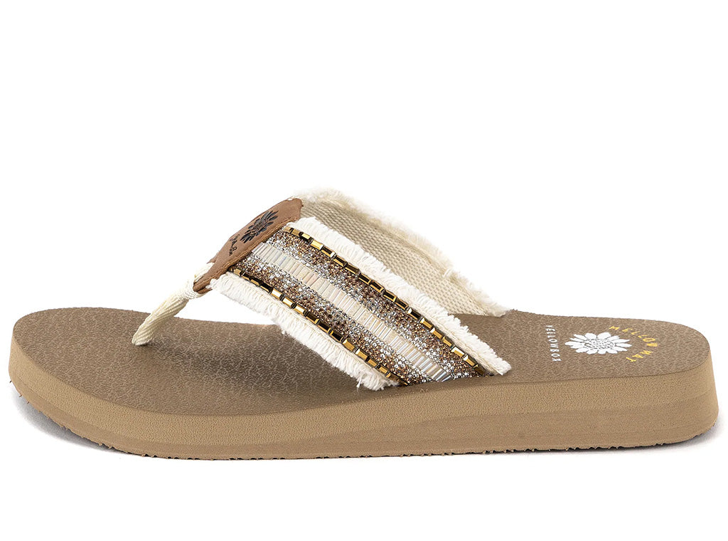 Yellow Box Women's Nassau Flip-Flop Wedge Sandal