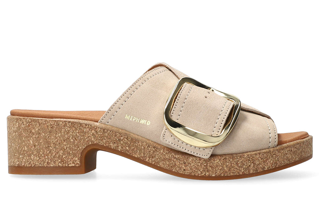 Mephisto Women's Foline Heeled Slide Sandal