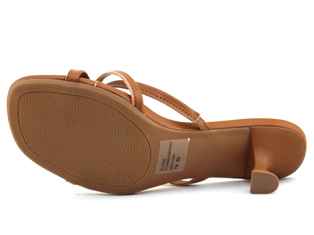 Jellypop Women's Eloise Strappy Dress Slide Sandal