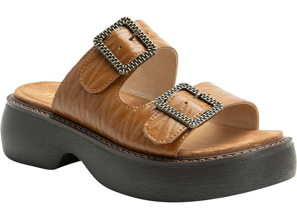 Alegria Women's Iza Slip-Resistant Retro Slide Sandals