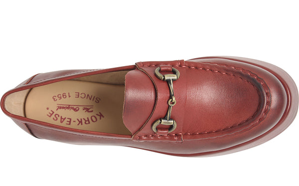 Kork-Ease Women's Parson Moc Toe Platform Bit Loafer