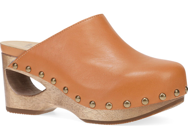 Dansko Women's Asher Wooden Heeled Clog
