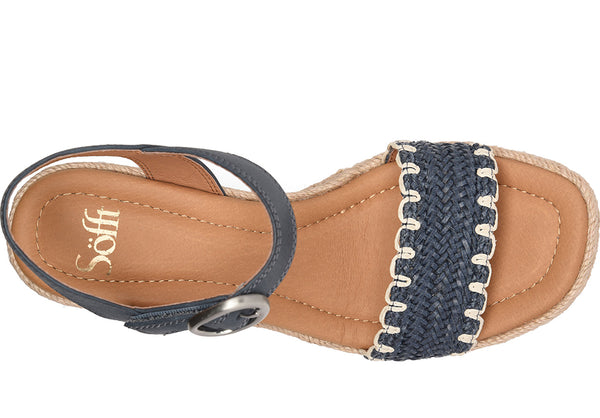 Sofft Women's Inez Slip-Resistant Espadrille Wedge Sandal