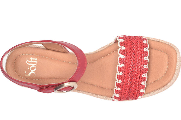 Sofft Women's Inez Slip-Resistant Espadrille Wedge Sandal