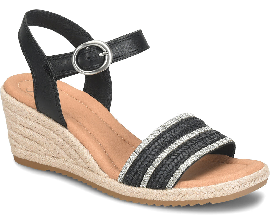 Sofft Women's Inez II Slip-Resistant Espadrille Wedge Sandal