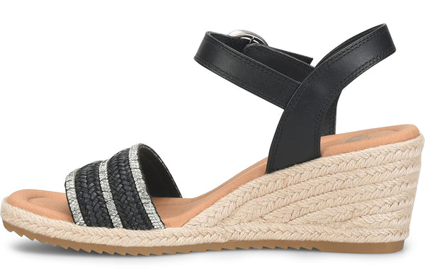 Sofft Women's Inez II Slip-Resistant Espadrille Wedge Sandal