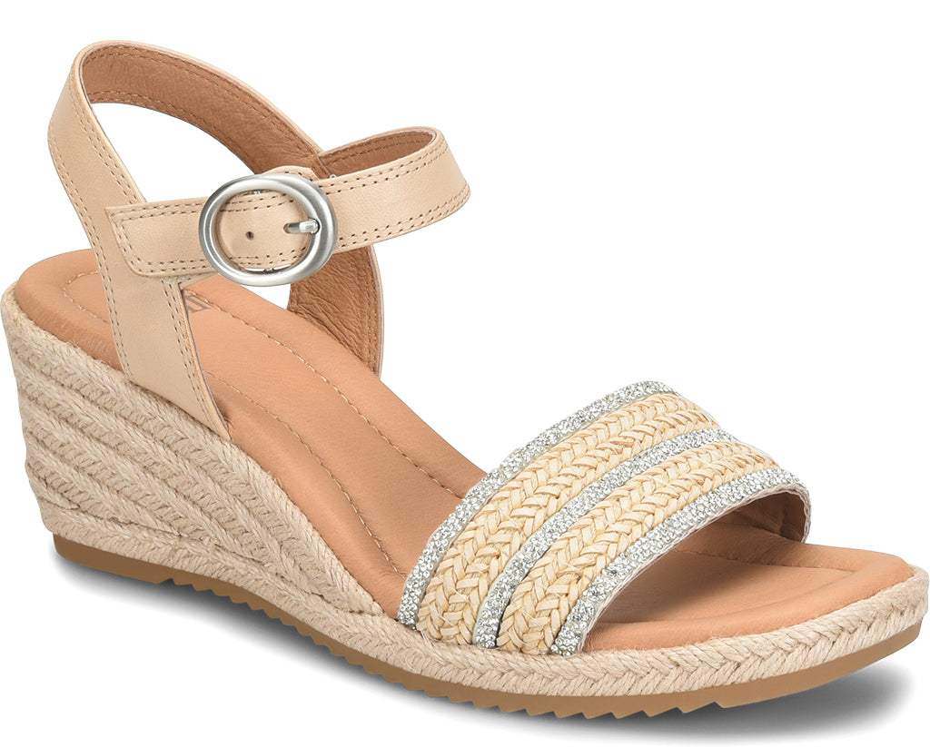 Sofft Women's Inez II Slip-Resistant Espadrille Wedge Sandal