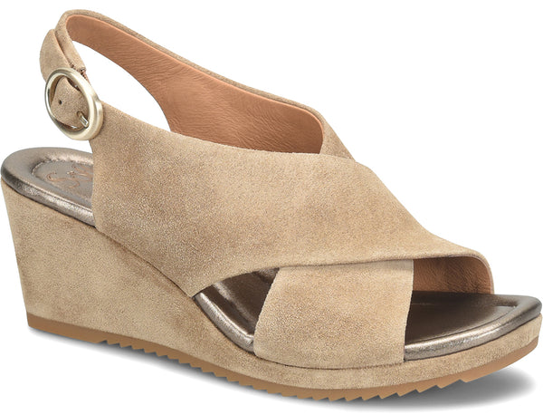 Sofft Women's Isabeth Slip-Resistant Slingback Wedge Sandal