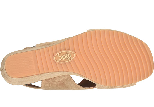 Sofft Women's Isabeth Slip-Resistant Slingback Wedge Sandal