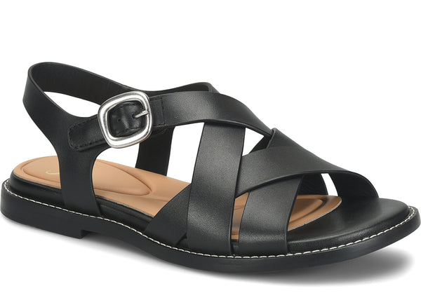 Sofft Women's Nancy Slip-Resistant Criss-crossing Flat Sandals