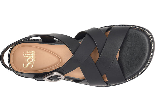 Sofft Women's Nancy Slip-Resistant Criss-crossing Flat Sandals