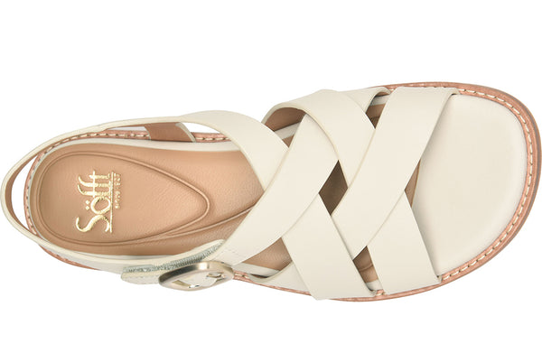 Sofft Women's Nancy Slip-Resistant Criss-crossing Flat Sandals