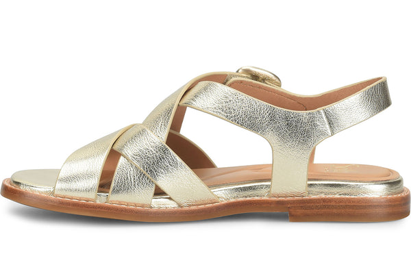 Sofft Women's Nancy Slip-Resistant Criss-crossing Flat Sandals