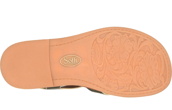 Sofft Women's Nancy Slip-Resistant Criss-crossing Flat Sandals