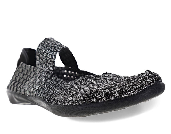 Bernie Mev Women's Cuddly Mary Jane Woven Flat