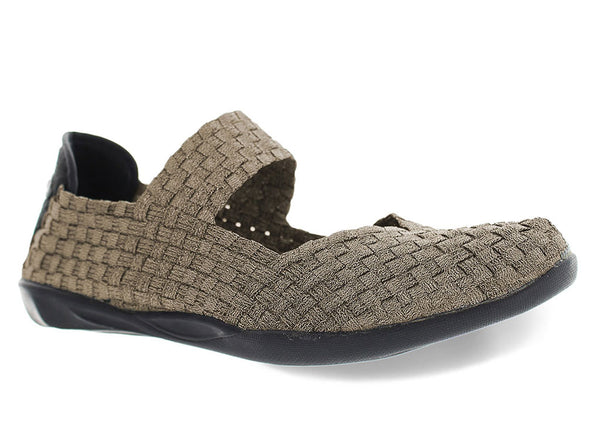 Bernie Mev Women's Cuddly Mary Jane Woven Flat