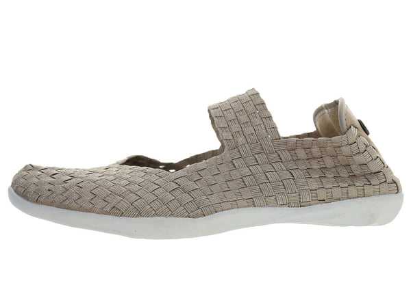 Bernie Mev Women's Cuddly Mary Jane Woven Flat
