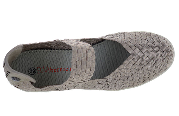 Bernie Mev Women's Cuddly Mary Jane Woven Flat