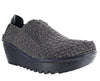 Bernie Mev Women's Gem Woven Mary Jane Wedge