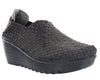 Bernie Mev Women's Gem Woven Mary Jane Wedge