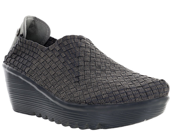 Bernie Mev Women's Gem Woven Mary Jane Wedge