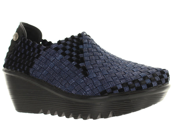 Bernie Mev Women's Gem Woven Mary Jane Wedge