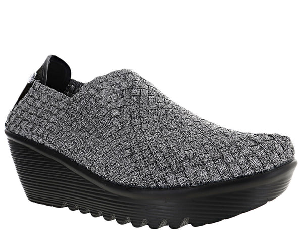 Bernie Mev Women's Gem Woven Mary Jane Wedge
