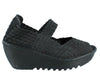 Bernie Mev Women's Halle Open Toe Mary Jane Wedge