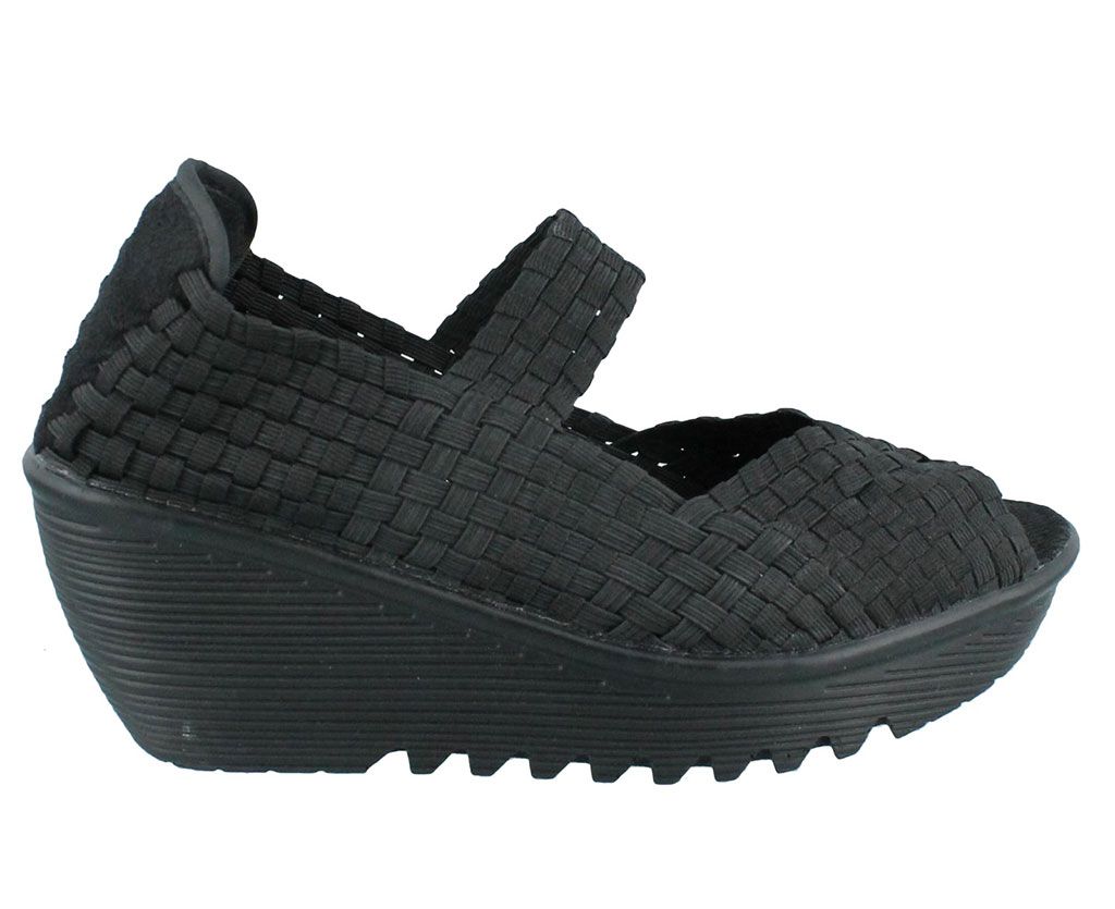 Bernie Mev Women's Halle Open Toe Mary Jane Wedge