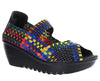 Bernie Mev Women's Halle Open Toe Mary Jane Wedge