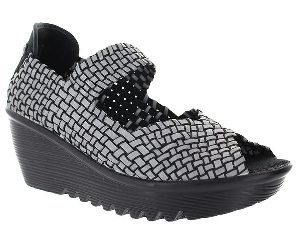 Bernie Mev Women's Halle Open Toe Mary Jane Wedge